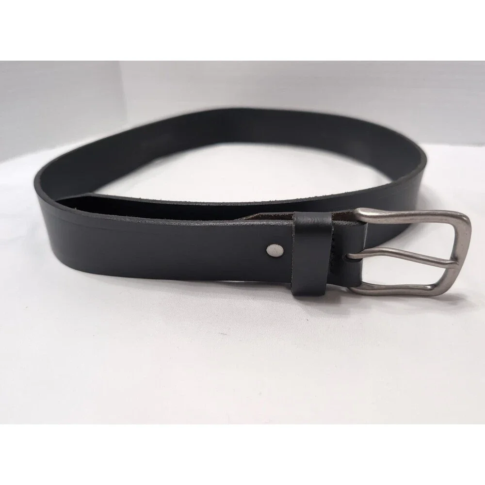 Wrangler Genuine Leather Mens Belt Black Sz32 RN130273 New